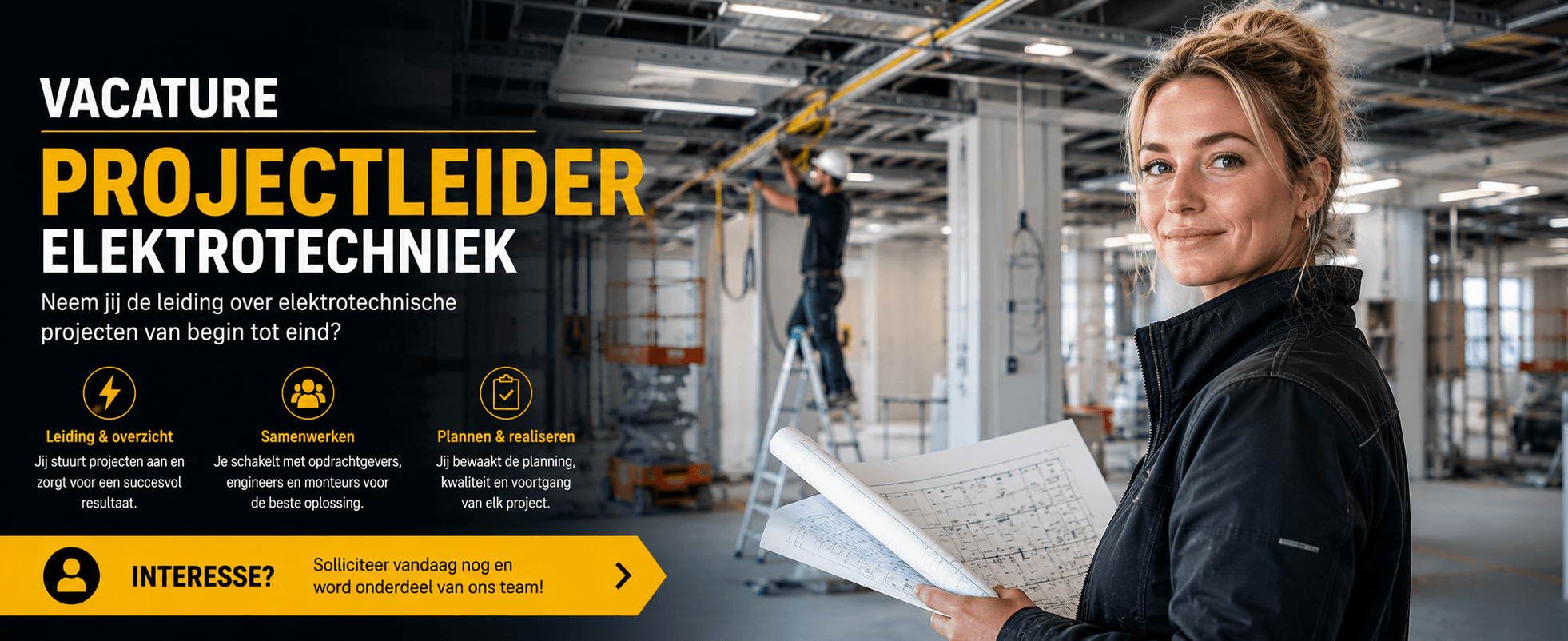 Banner Werkvoorbereider / Calculator / Projectleider